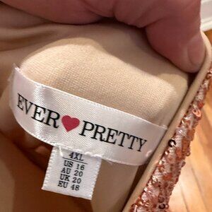 Ever Pretty Rose Gold Sequin Gown